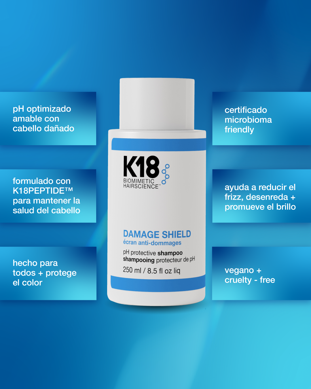 Shampoo Protector de pH Damage Shield 250mL