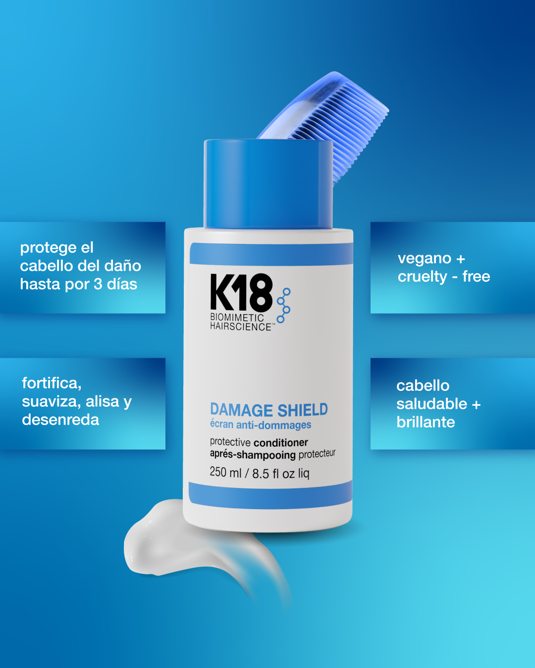 Acondicionador protector de daño DAMAGE SHIELD 250mL